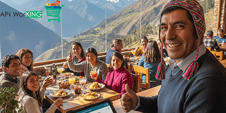 Cliente usa ApiWorking a 5900 m s. n. m. | Comandas digitales para restaurantes